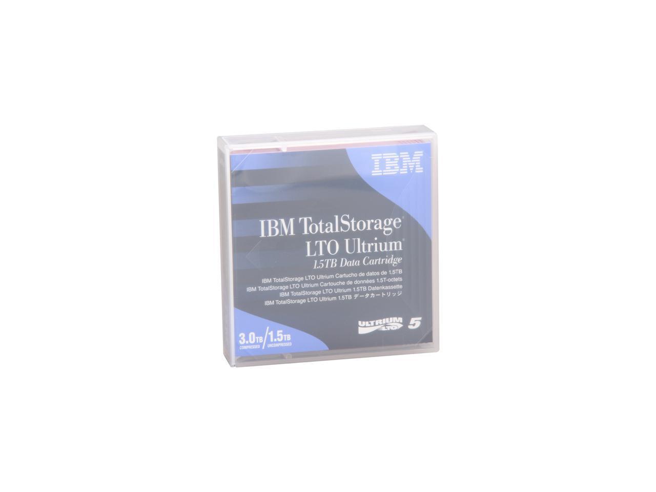 3.0 TB Data Cartridge 10-Pack IBM 46X1290 LTO 5 Ultrium 1.5 TB 