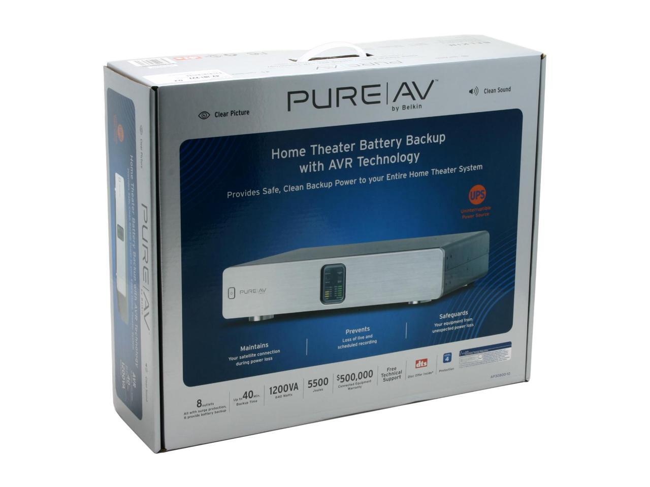 Belkin Pure AV AP3080010 Home Theater Battery Backup with AVR