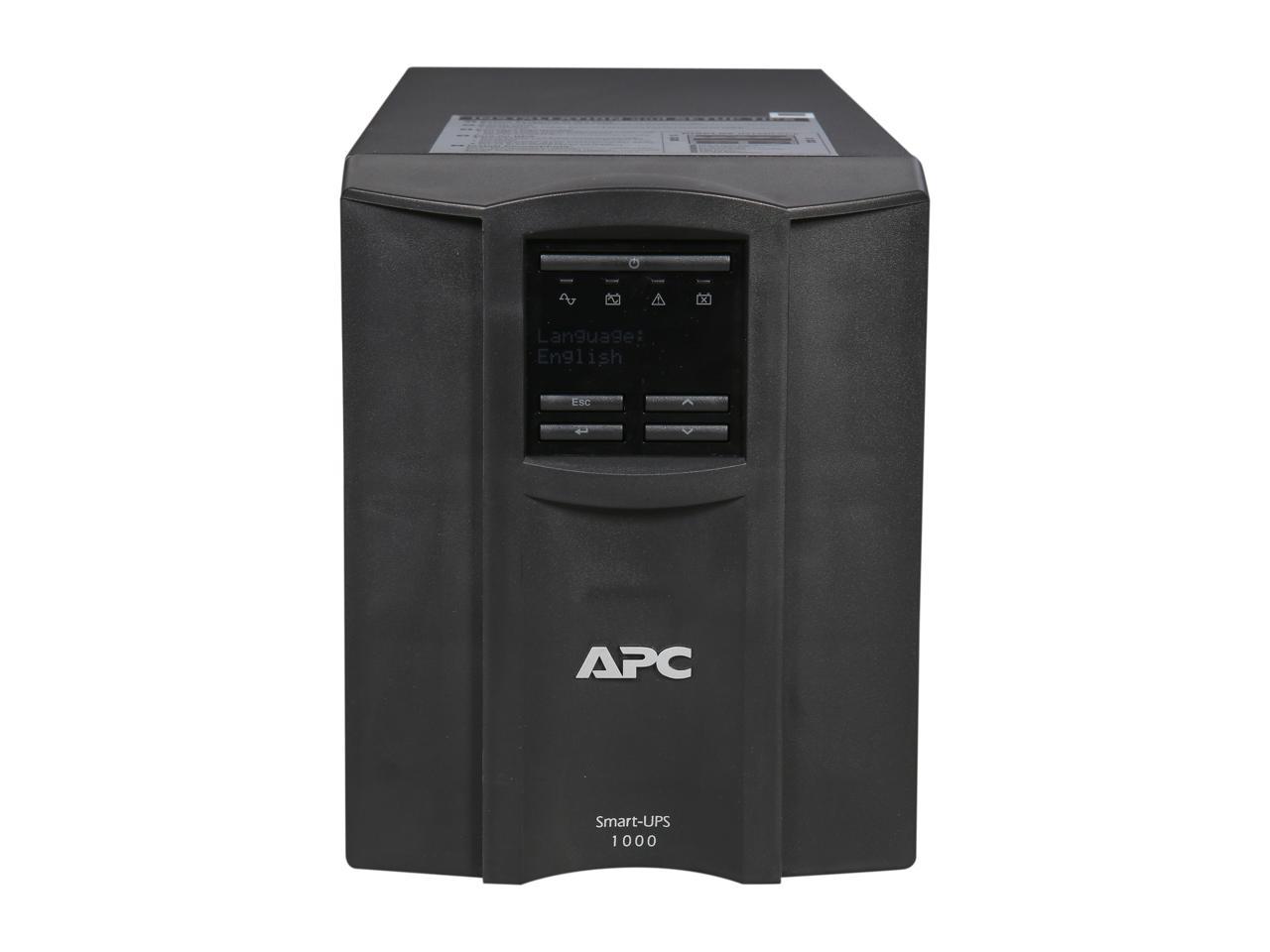 APC Smart-UPS SMT1000 UPS - Newegg.com