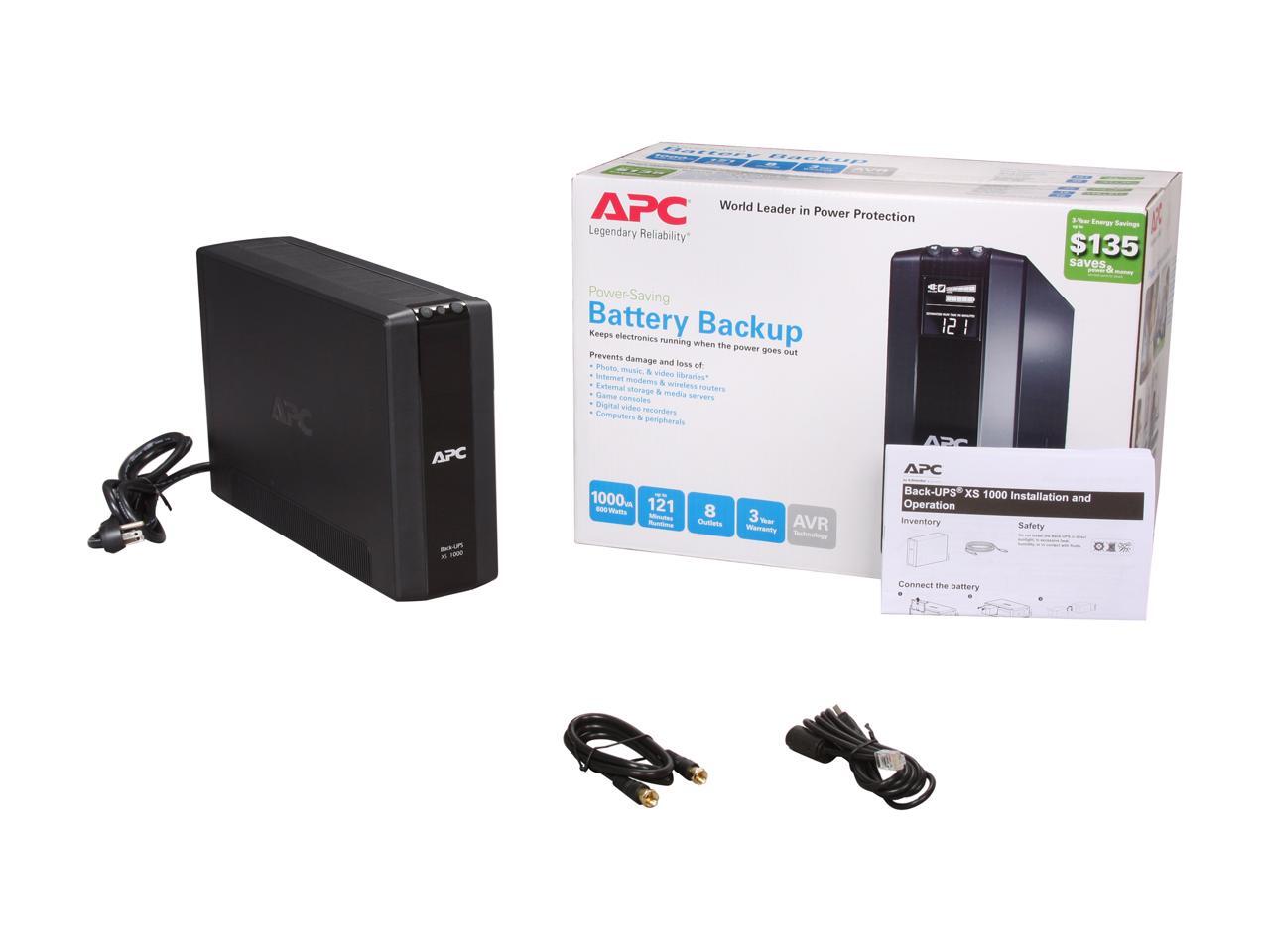 APC BX1000G Powersaving BackUPS XS Newegg.ca