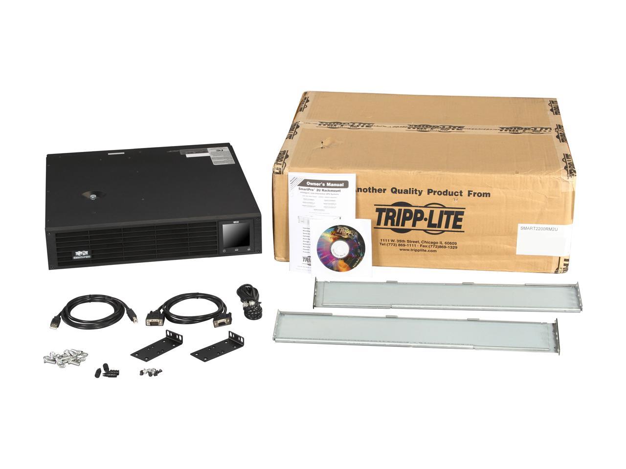 Tripp Lite Smart2200rm2u Smart Pro 2200 Va 1920 Watts 2u Rackmount 8 