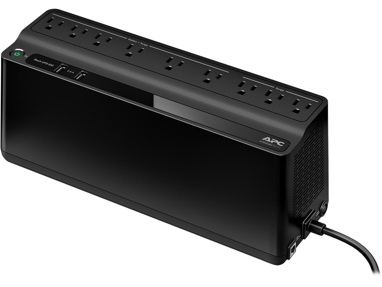 BN450M black new APC Back-UPS 450VA UPS Battery Backup & Surge Protector 
