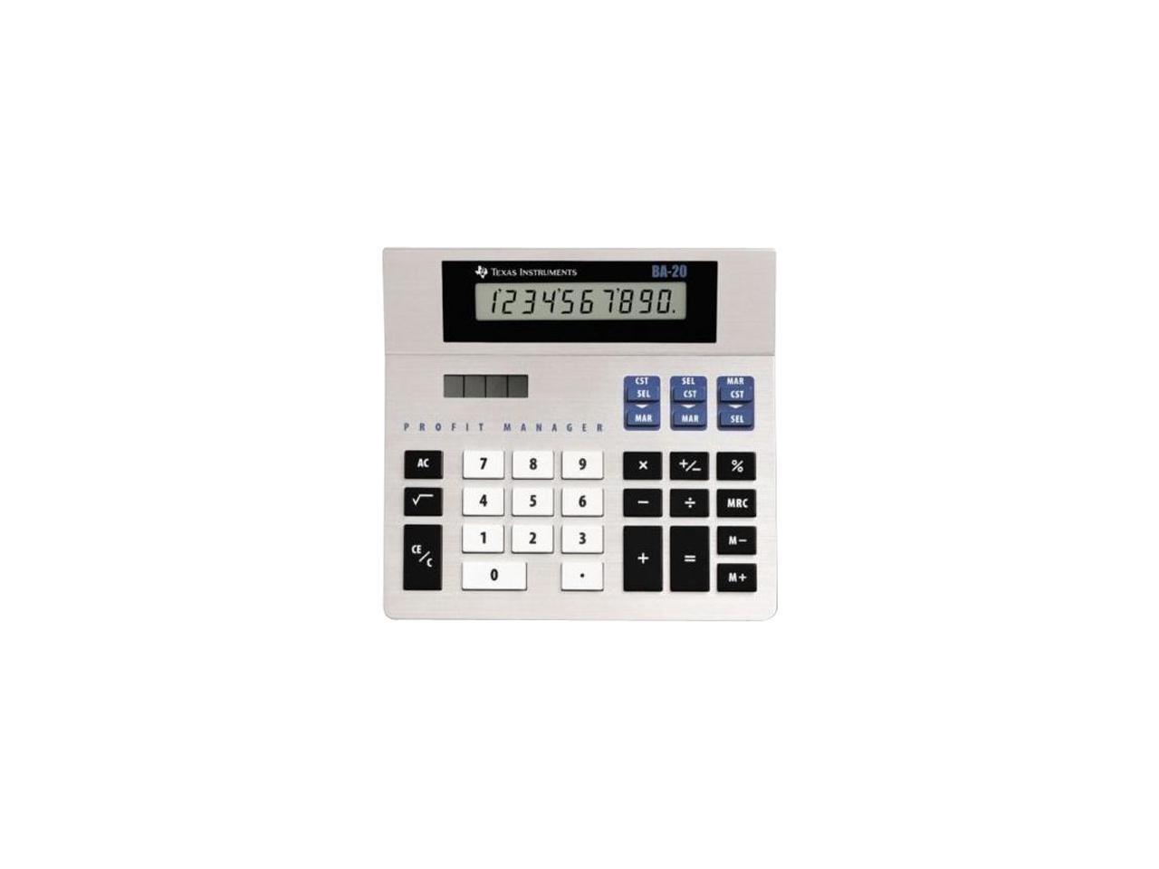 Texas instruments ba 20 profit manager desktop calculator newegg ca