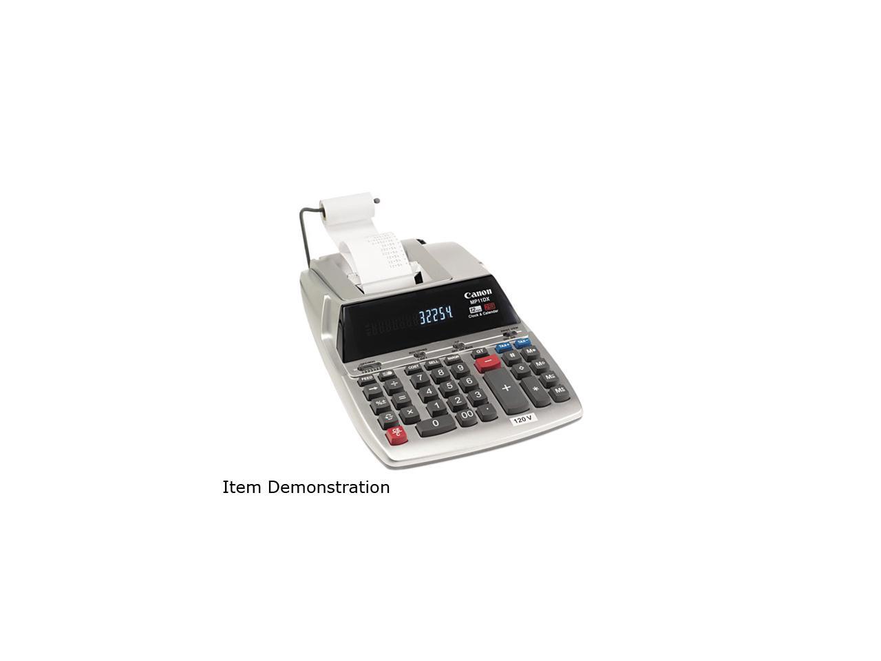 Canon USA MP11DX MP11DX TwoColor Printing Desktop Calculator, 12Digit