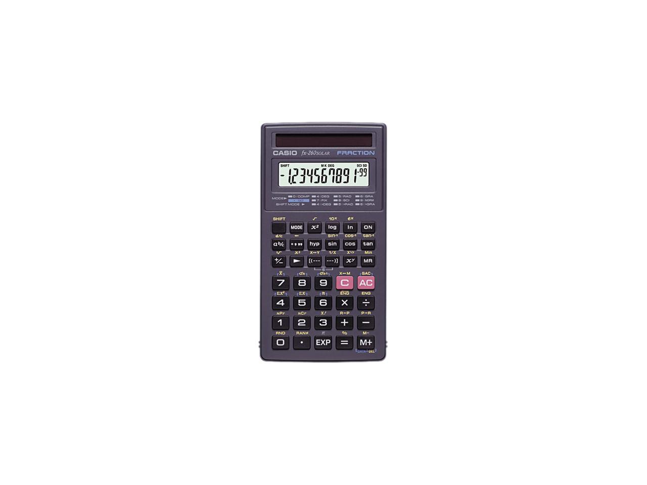 Casio FX-260SOLAR FX-260 All-Purpose Scientific Calculator, 10-Digit ...