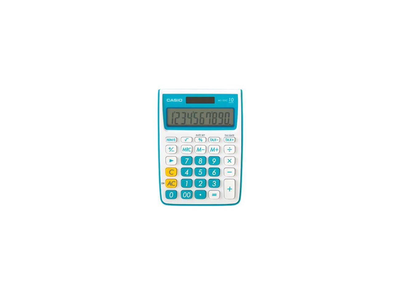 Casio MS-10VC-BE Calculator Aqua Blue - Newegg.com