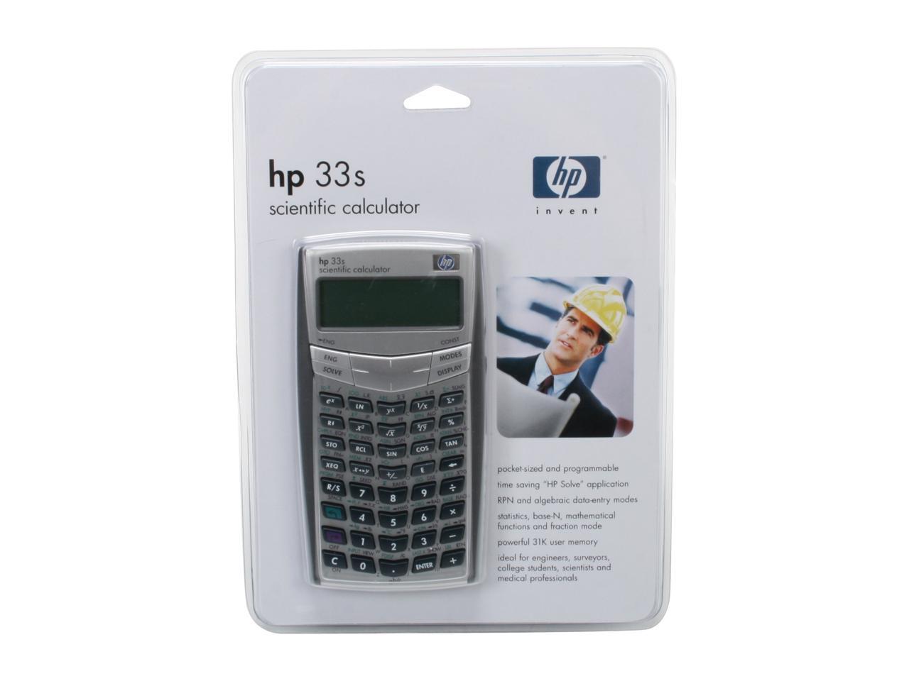 HP 33s (F2216AABA) Scientific Calculator