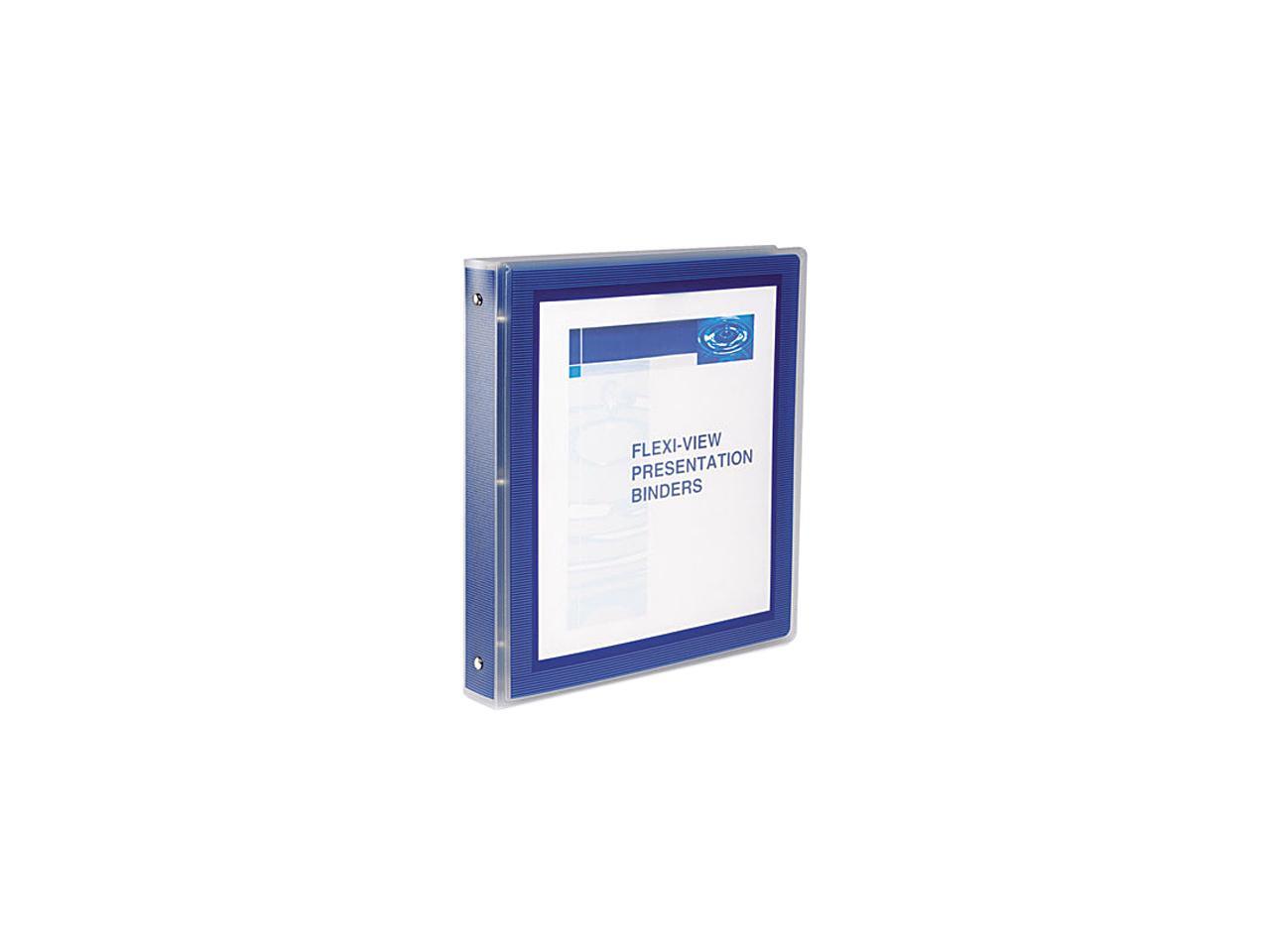 Avery 17685 FlexiView RoundRing Presentation View Binder, 1" Capacity