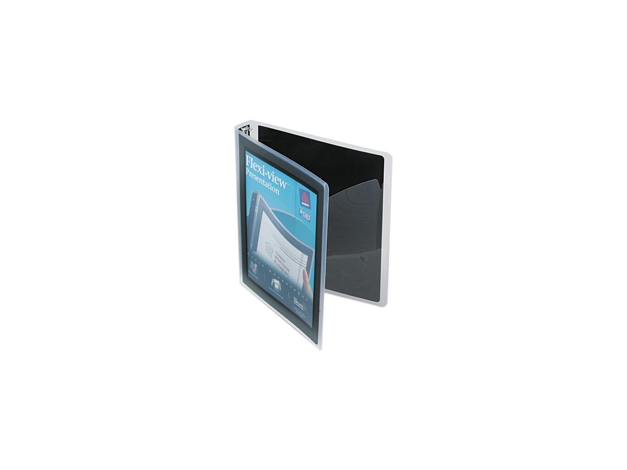 Avery 17686 FlexiView RoundRing Presentation View Binder, 1" Capacity