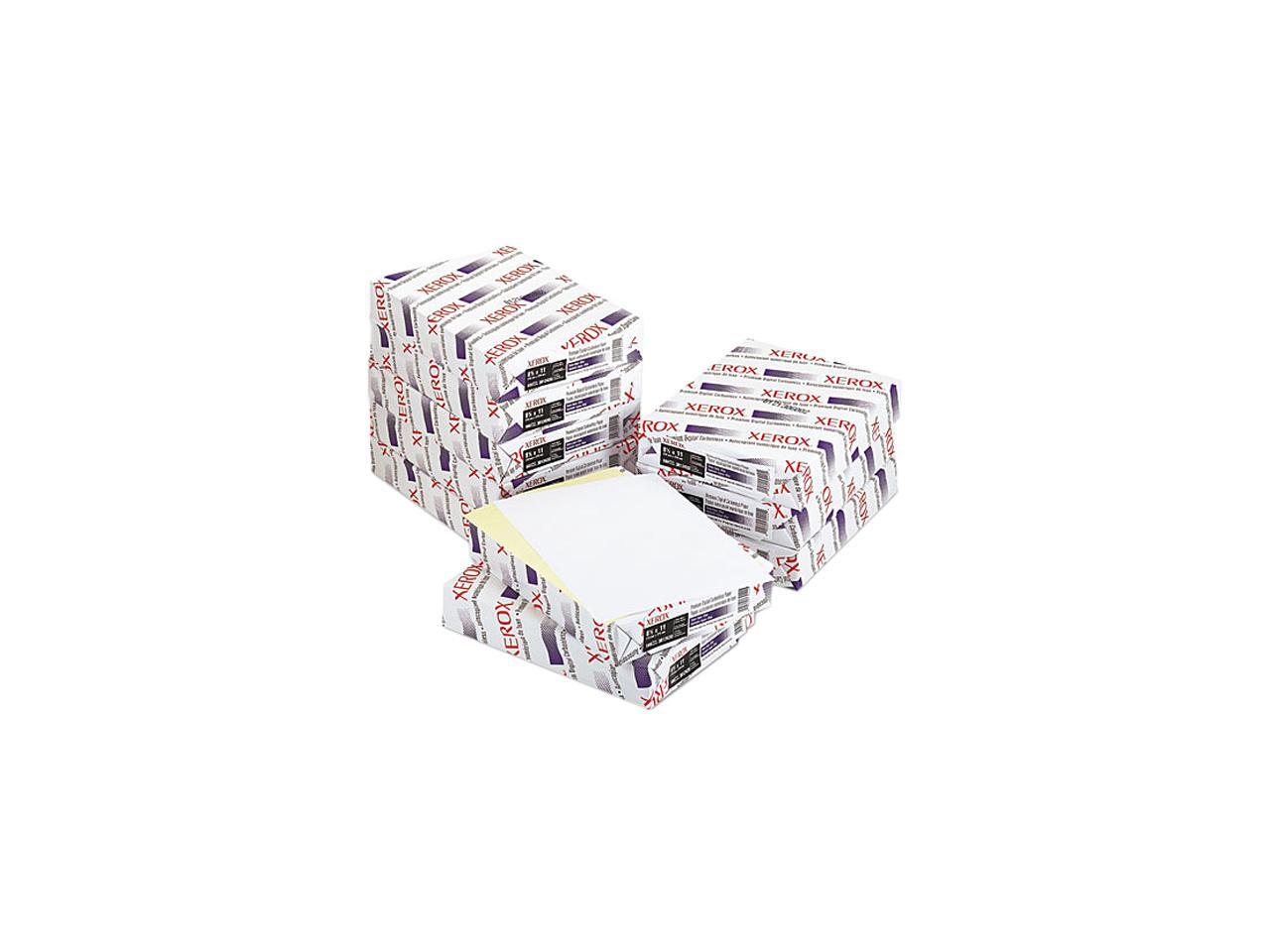 XEROX Carbonless Paper, 2Part Straight Collated, White/Canary, Letter