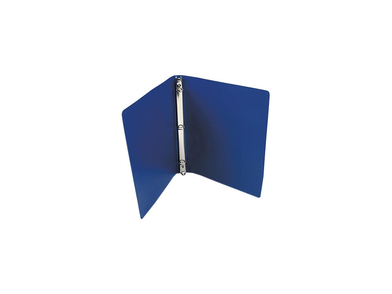ACCO 39702 ACCOHIDE Poly Ring Binder With 23Pt. Cover, 1/2" Capacity, Dark Royal Blue