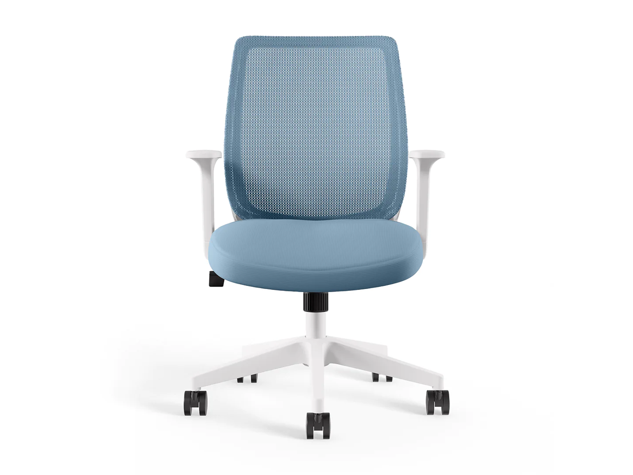 Union & Scale Essentials Mesh Back Fabric Task Chair with Arms UN60409