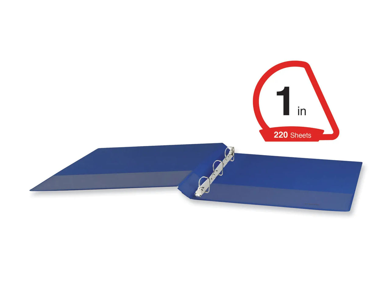 Universal Slant DRing View 3 Ring Binder 1" Capacity 11 x 8.5