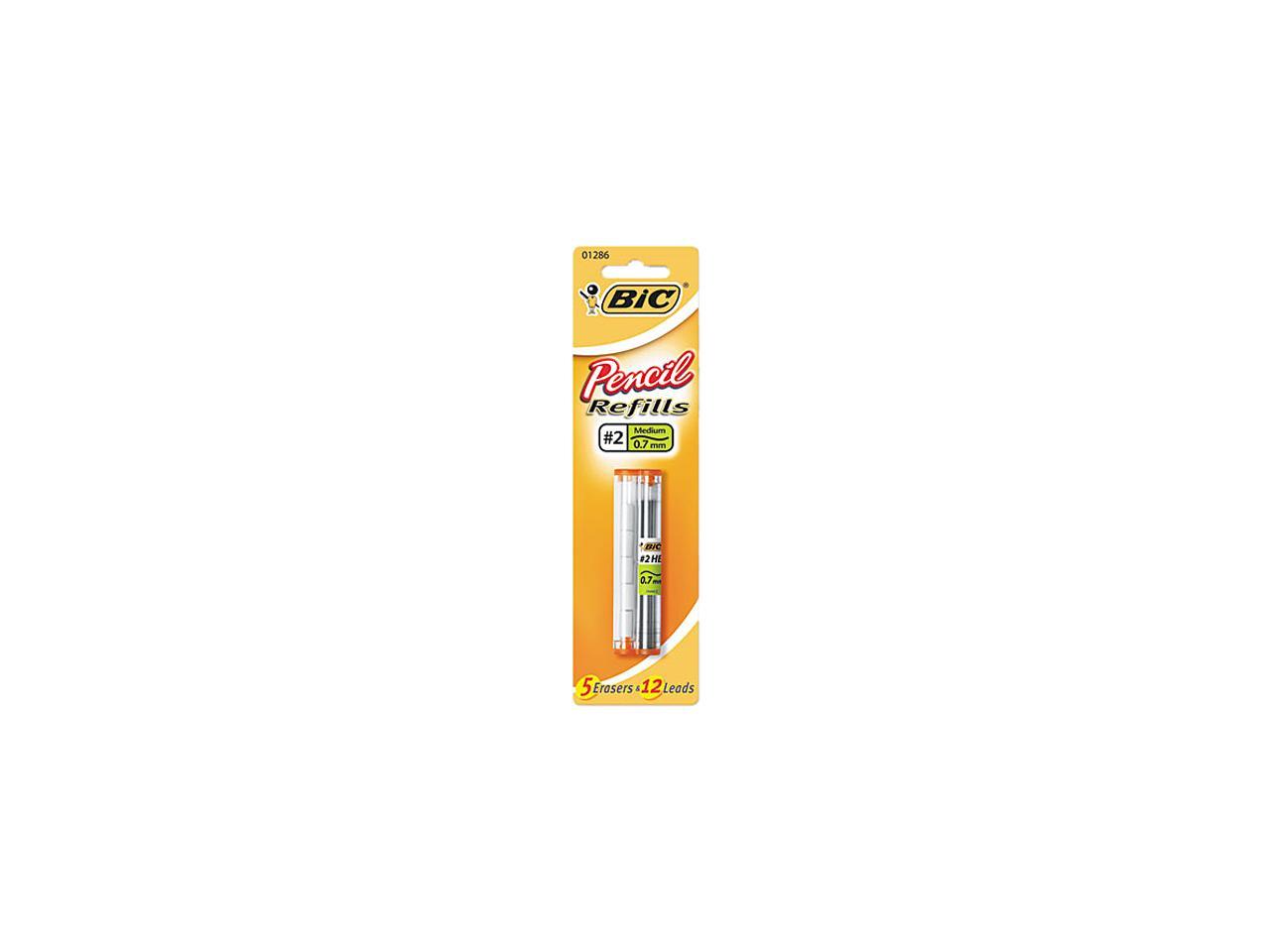 BIC LE757P1 Lead/Eraser Refills for Atlantis/Clic Master/Velocity, 0