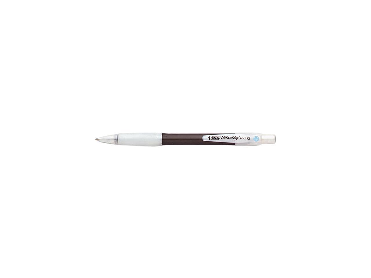 BIC MV511BK Velocity Mechanical Pencil, HB 2, 0.50 mm, Black/Smke
