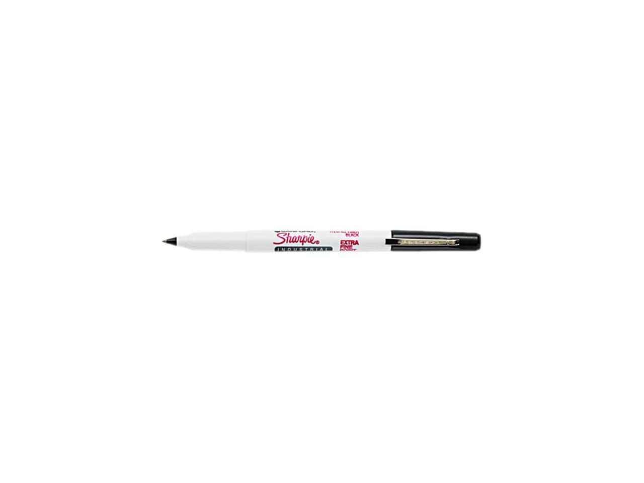 Sharpie 13801 Industrial Permanent Marker, Extra Fine Point, Black