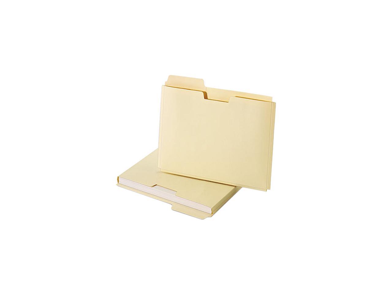 GlobeWeis FP153L10 Expanding File Folder Pocket, Letter, 11 Point Manila, 10/Pack