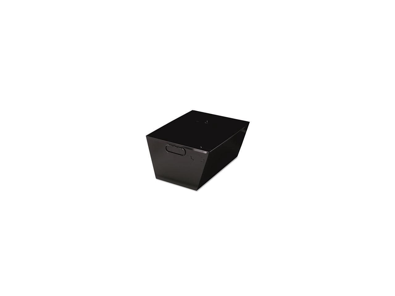 Black Perfect for transporting Legal 15-1/8 x 11-3/8 x 7 sorting and posting files. Steel Posting Tub Storage Box Sold As 1 Each SteelMaster 