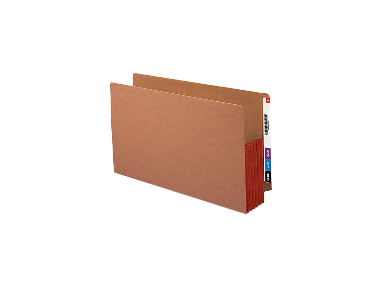 Red Rope SMEAD Easy Grip File Pocket Letter SMD73285 10//Box 5-1//4-Inch Expansion
