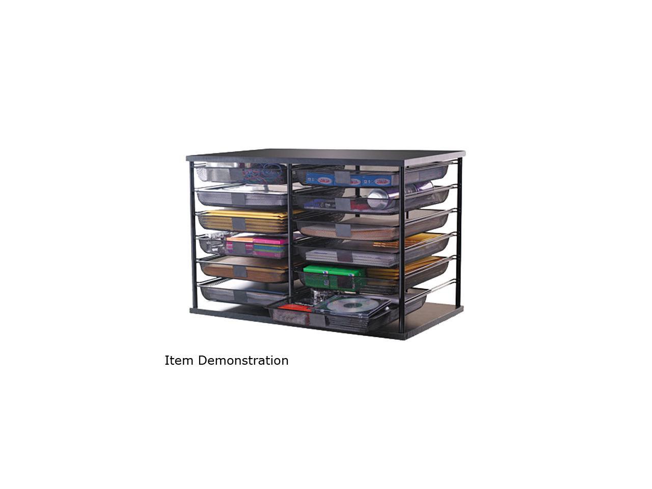 Rubbermaid 1735746 Organizer with Mesh Drawers, 29 1/8 x