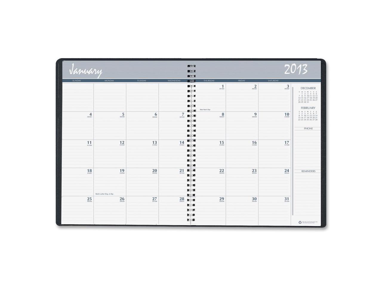 House Of Doolittle 268-02 Ruled Monthly Planner W Expense Log, December 