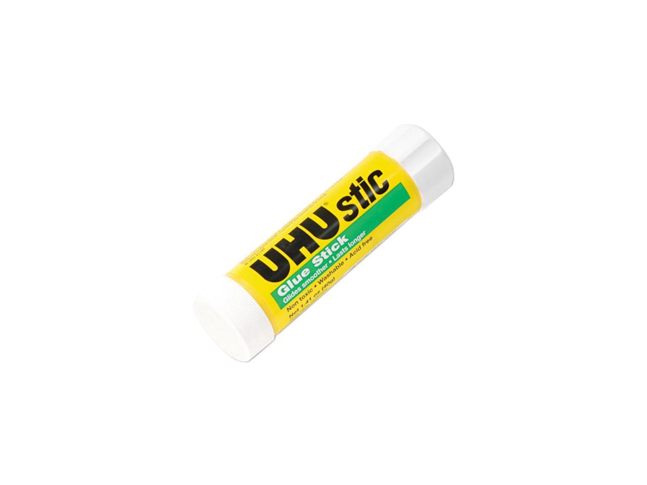 UHU Stic Permanent Clear Application Glue Stick, 1.41oz.