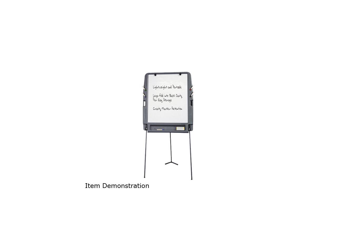 Iceberg 30227 Portable Flipchart Easel w/Dry Erase Surface, Resin, 35w