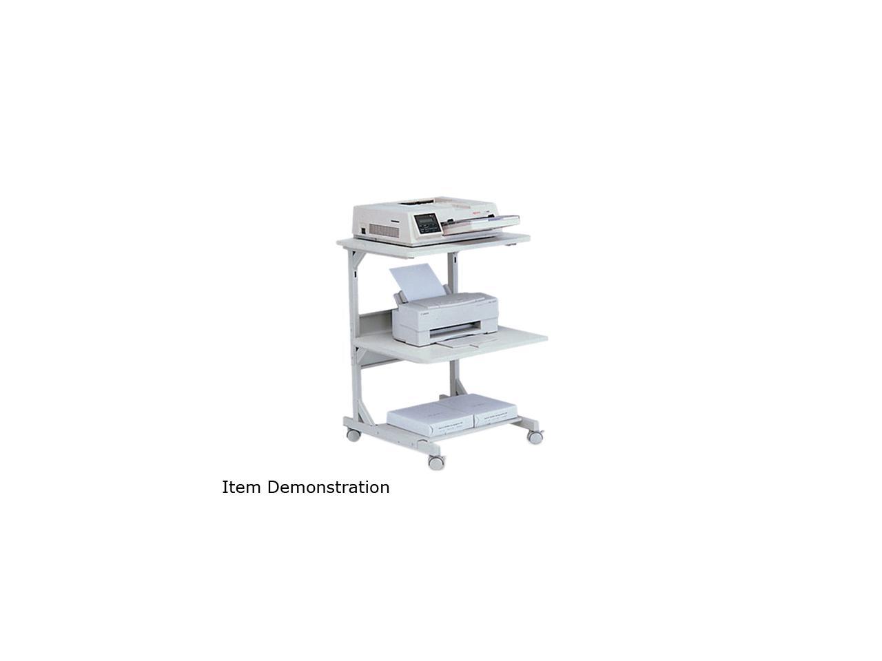 BALT Dual Laser Printer Stand, 3Shelf, 24w x 24d x 33h, Gray