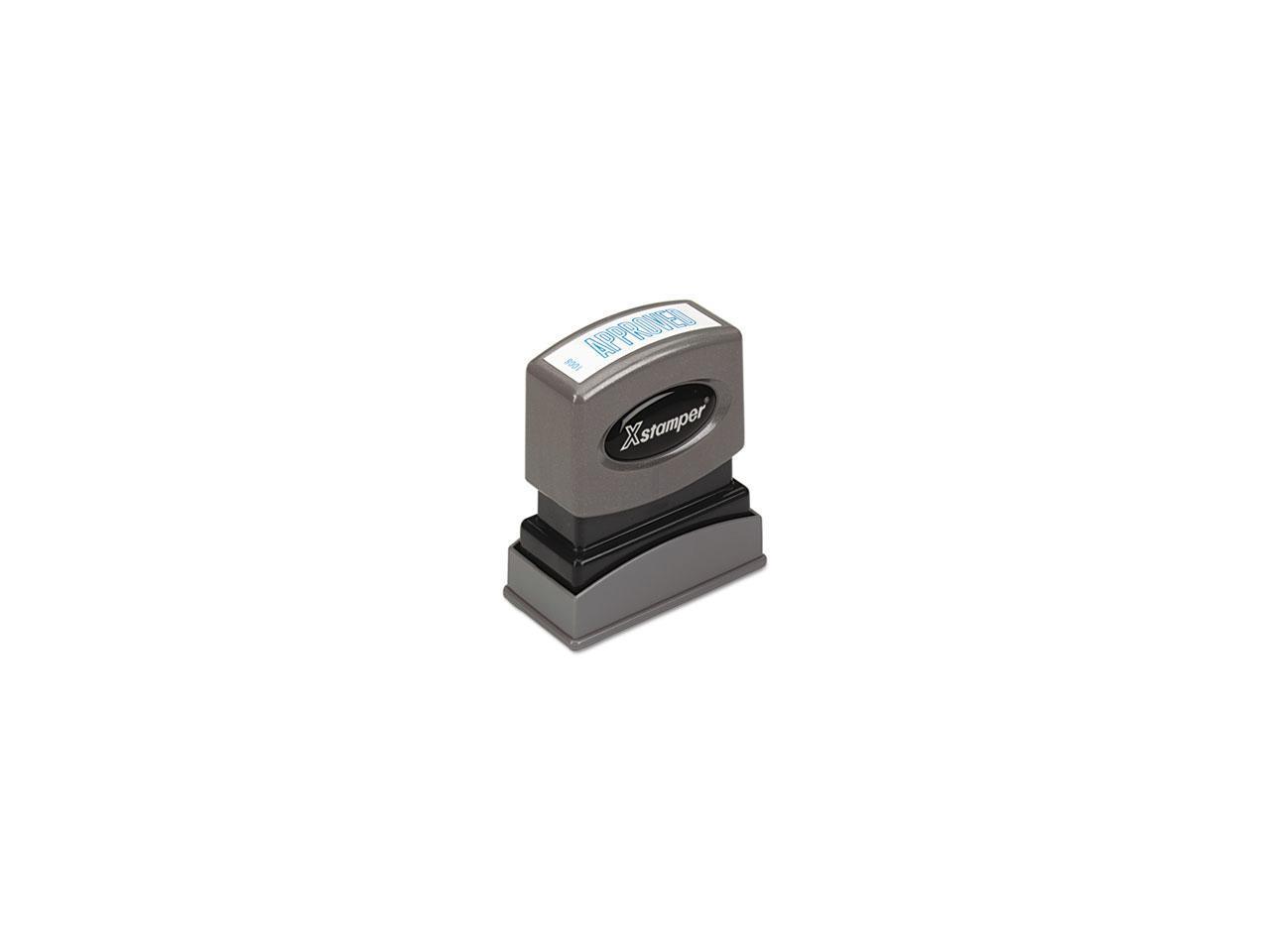 Xstamper ECOGREEN 1008 Title Message Stamp, APPROVED, PreInked/Re