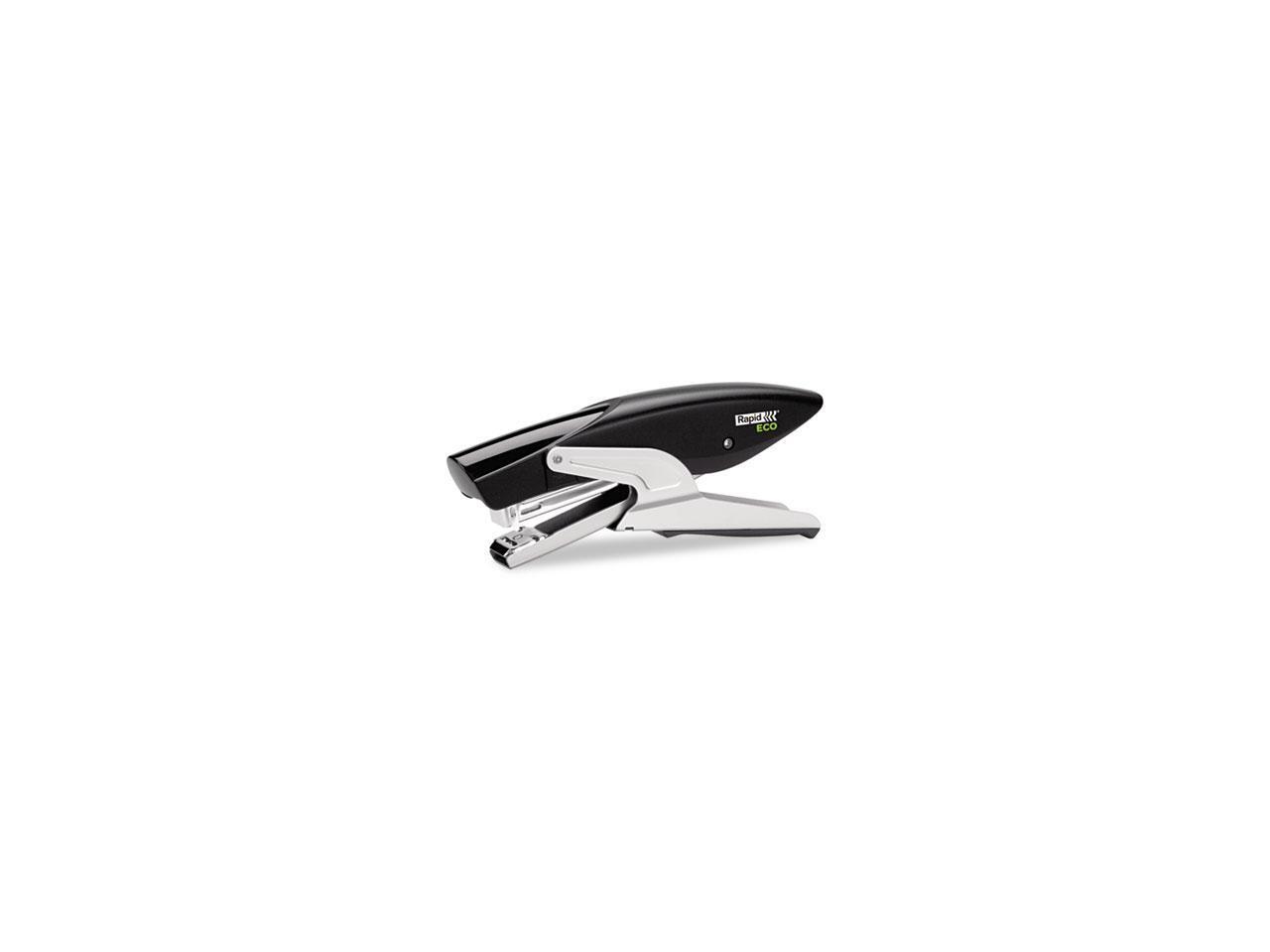 Rapid 73280 Eco Plier Stapler, 20Sheet Capacity, Black/Silver