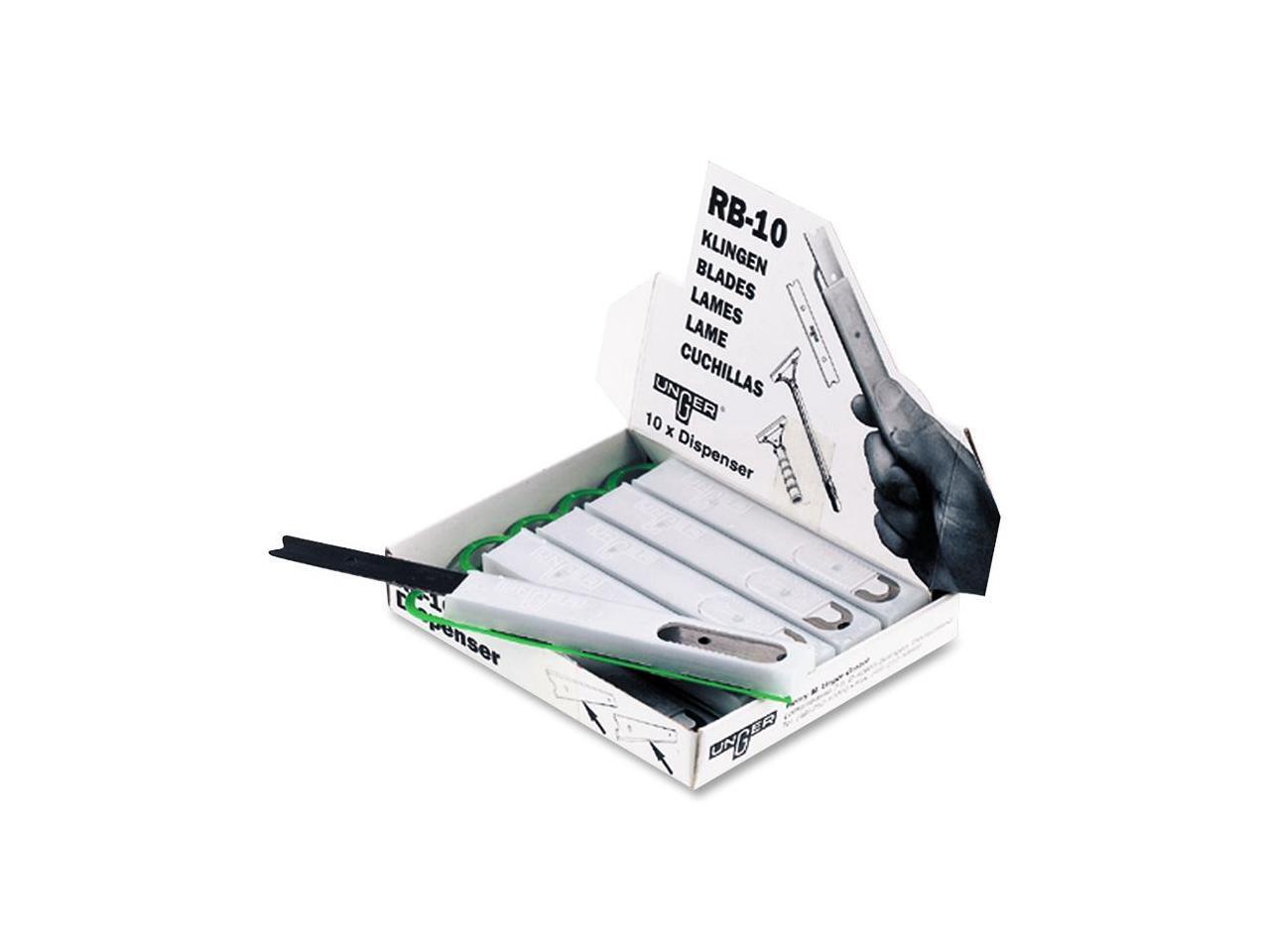 Unger RB10C Replacement Blades for Short Handle 4" Scraper, 10/Pack