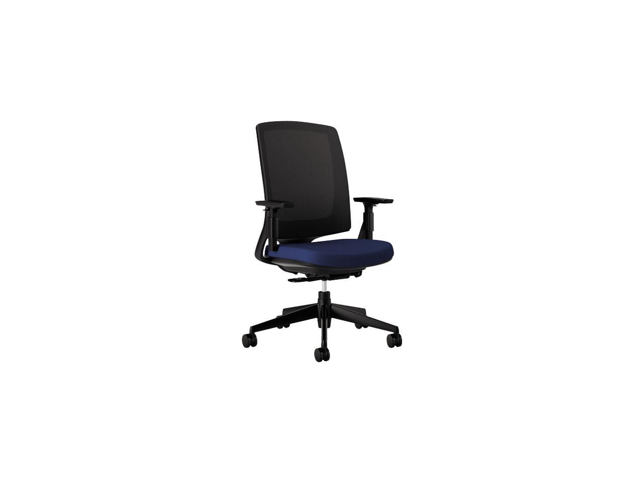 HON H2281.VA90.T Lota Series Mesh MidBack Work Chair, Navy Fabric