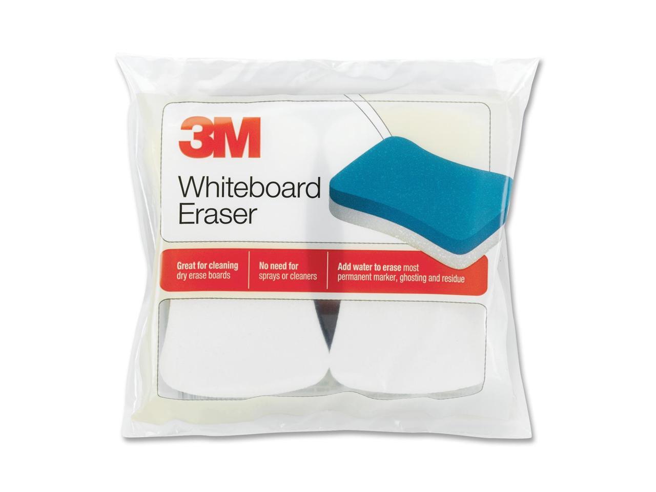 3M 581WBE Whiteboard Eraser Pad Whiteboard Eraser 3" x 5" 2/Pack