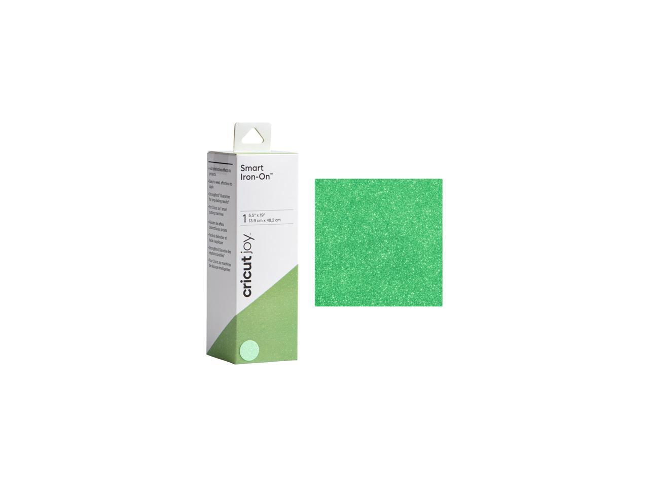 Cricut 2007232 Joy Smart Iron On Glitter Vinyl Flourescent Green