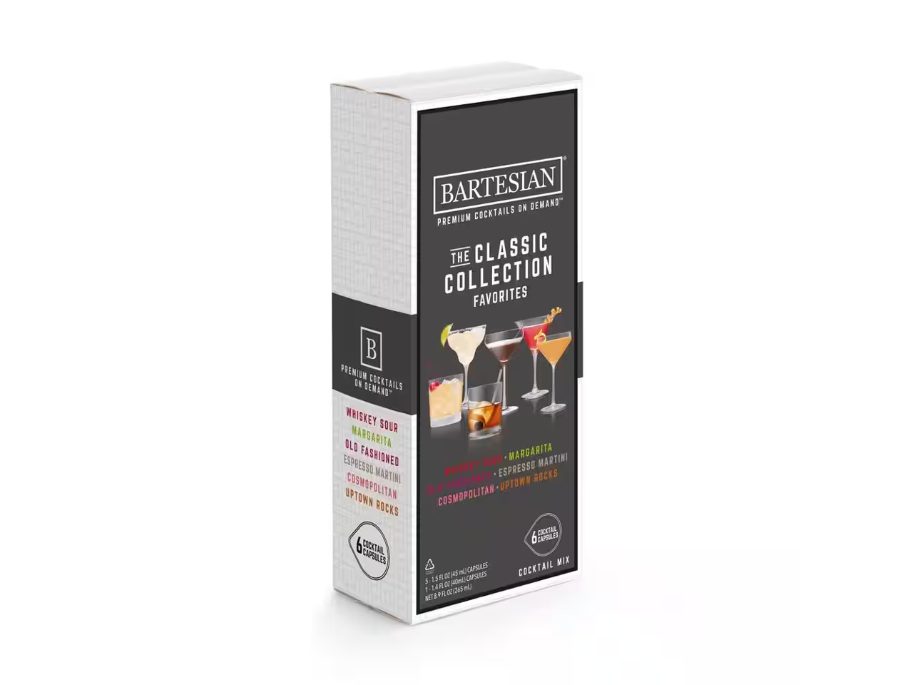 Bartesian 55524 The Classic Favorites Cocktail Mixer Capsules