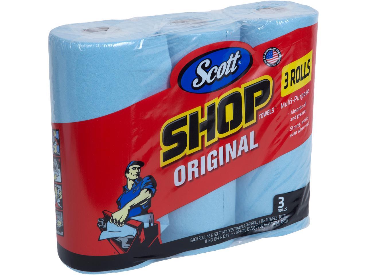 Scott Blue Original Multi Purpose Paper Shop Towels 55 Sheets per roll 
