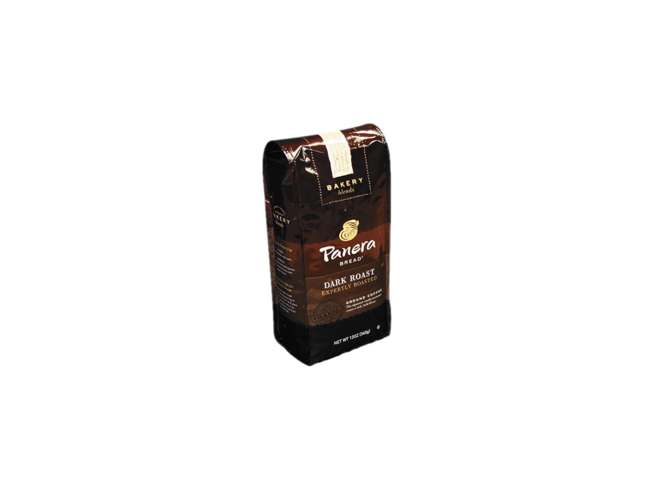 Panera Bread JAV4066 Ground Coffee, Dark Roast, 12 oz Bag