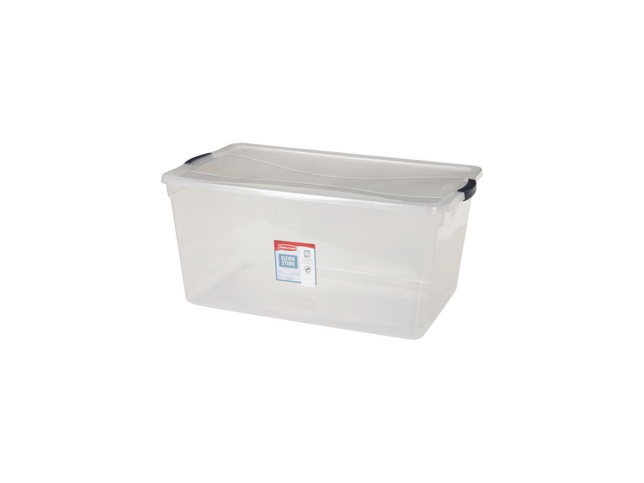 Rubbermaid Rmcc950001 Clever Store Basic Latch Lid Container 