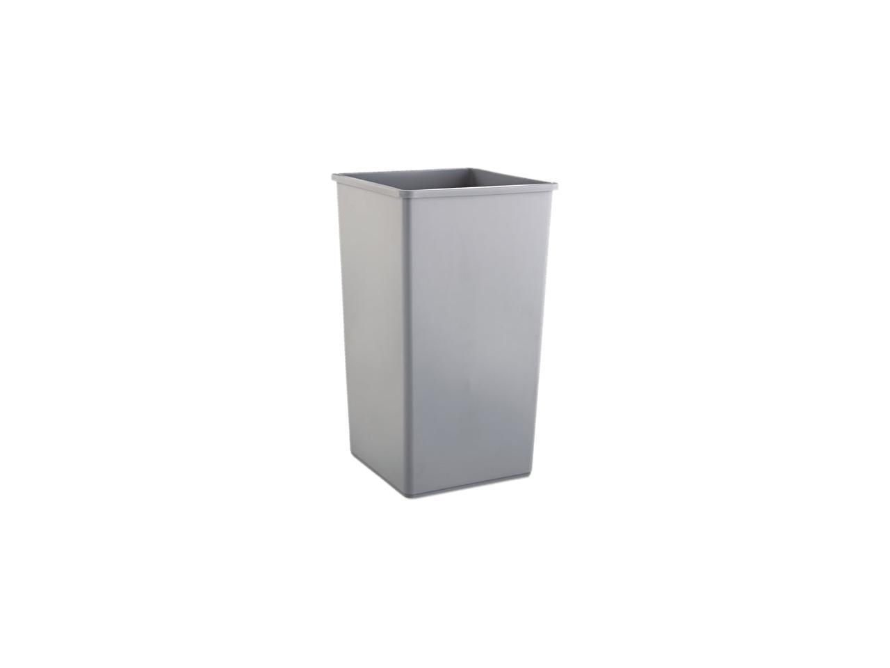 Rubbermaid Commercial RCP 3959 GRA Untouchable Waste Container, Square ...