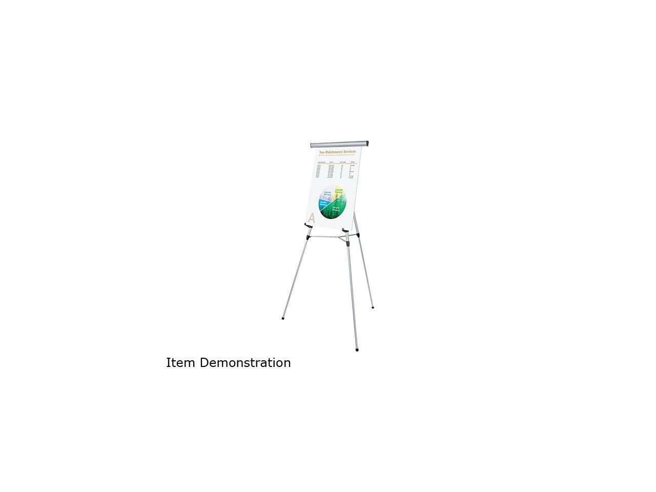 Universal UNV43050 3Leg Telescoping Easel with Pad Retainer, Adjusts