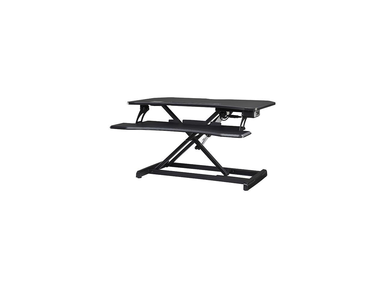 Lorell 99530 Electric Desk Riser With Wireless Device Charging