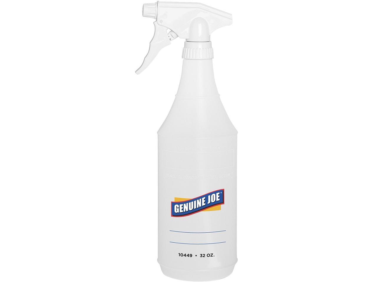 Genuine Joe 10449CT 32 oz. Trigger Spray Bottle, Suitable For Cleaning