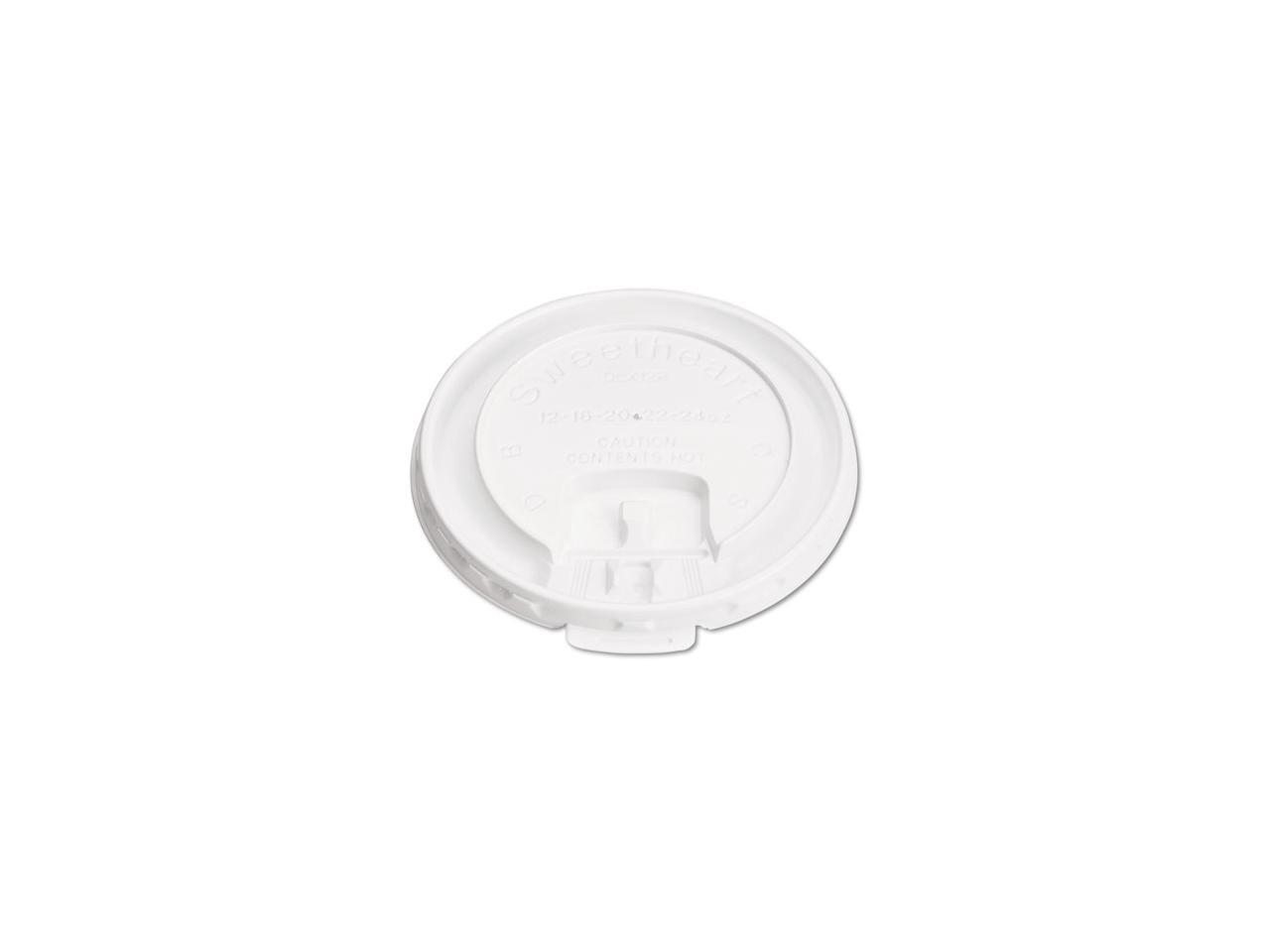 SOLO Cup Company LB3101 Liftback & Lock Tab Cup Lids for Foam Cups, 10