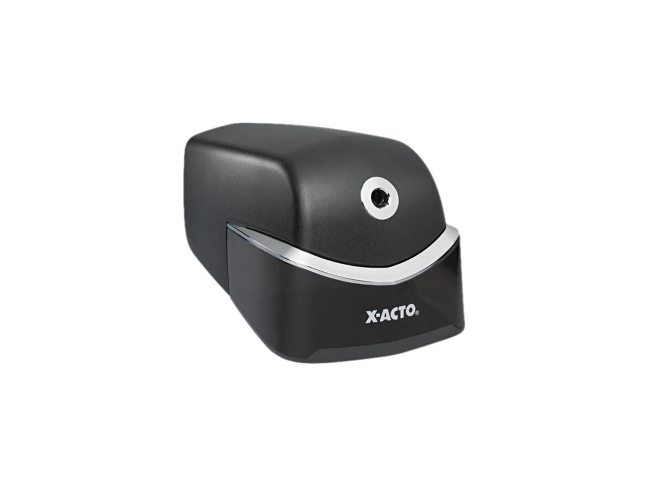 Office Supplies XActo Quiet Electric Pencil Sharpener Black/Silver