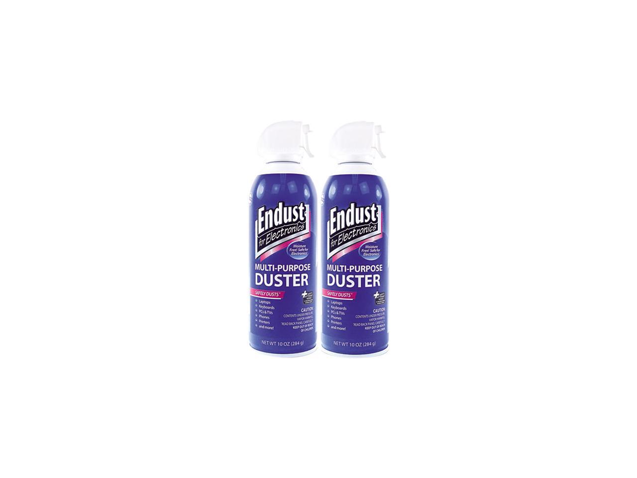 Endust 11407 Compressed Air Duster for Electronics, 10oz, 2 per Pack
