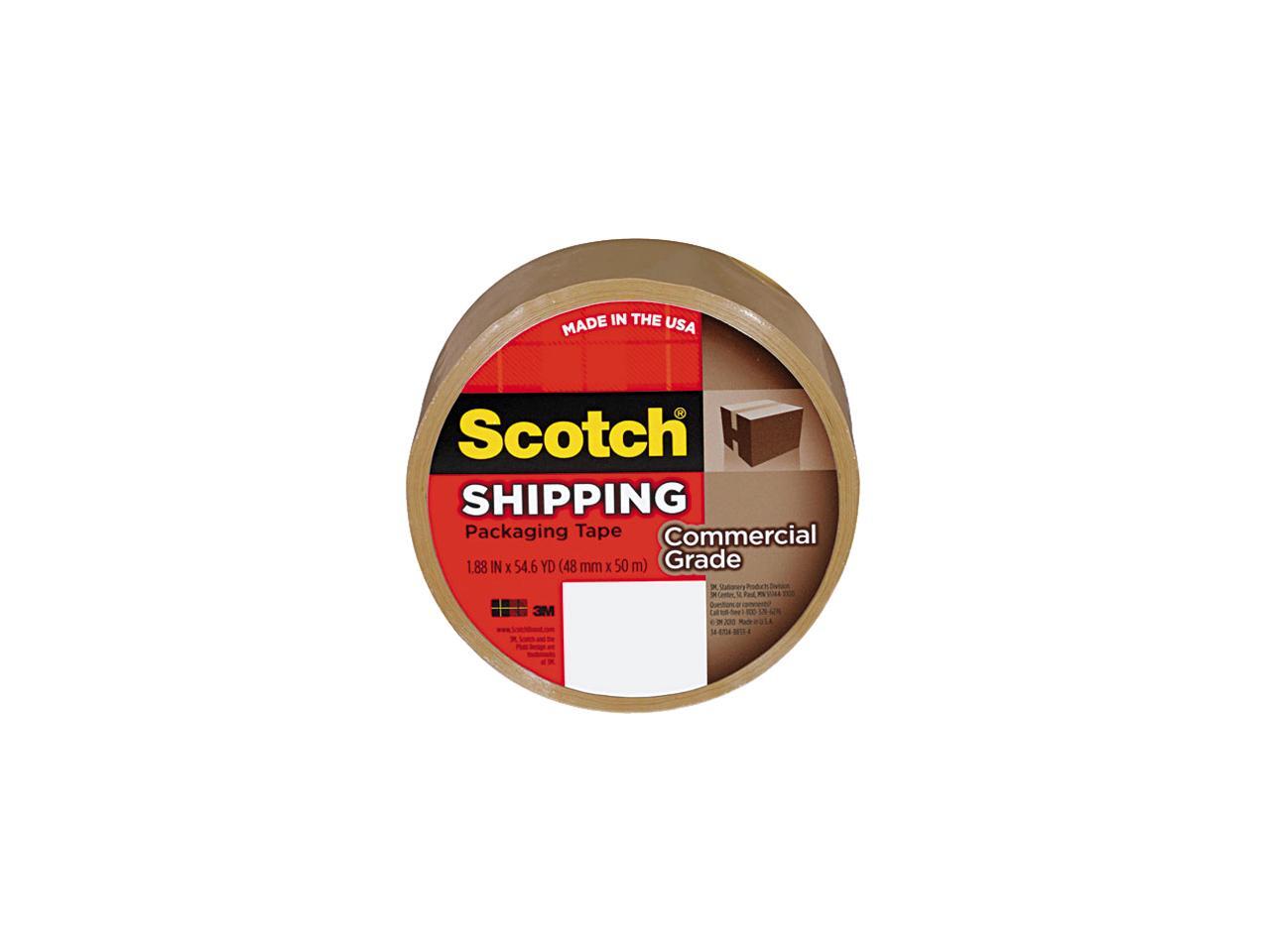 Scotch 3750T Commercial Grade Packaging Tape, 1.88" x 54.6 yards, 3