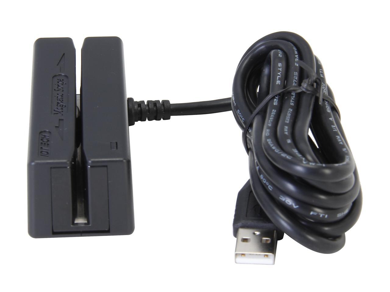 ID TECH IDMB334133B MiniMag II MagStripe Reader (Black) USB/Keyboard