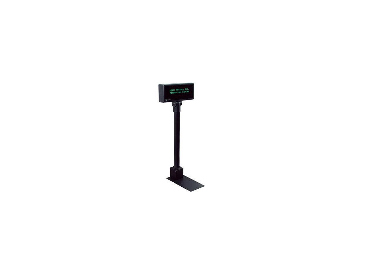 Logic Controls PD3000BK Customer Pole Display 2 line x 20 Column 5mm