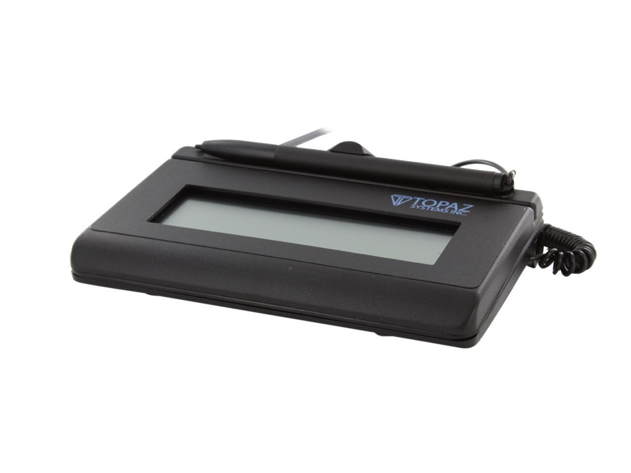 Topaz T-LBK460 Series SigLite LCD 1x5 Signature Capture Pad, USB ...