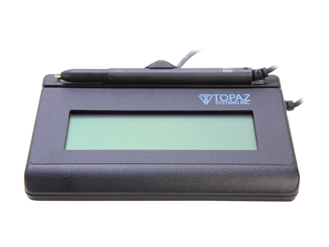 Topaz Systems SignatureGem T-S261 Electronic Signature Capture Pad T-S261-PLB-R 